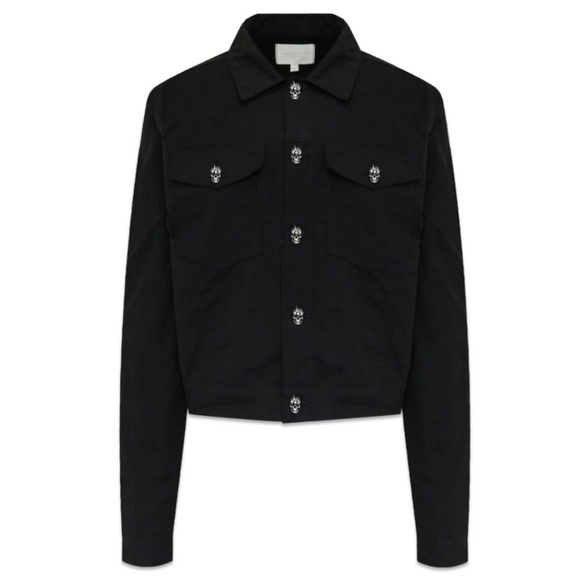 Laundered Works Corp x Offset Skull Trucker Jacket - Picture 1 of 6